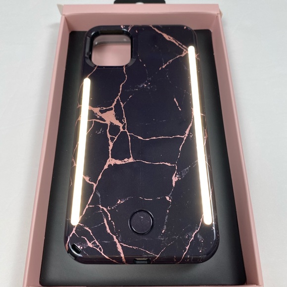 COPY - NEW IPhone 11 Pro Max LuMee Duo Black Marble Case - Picture 4 of 5